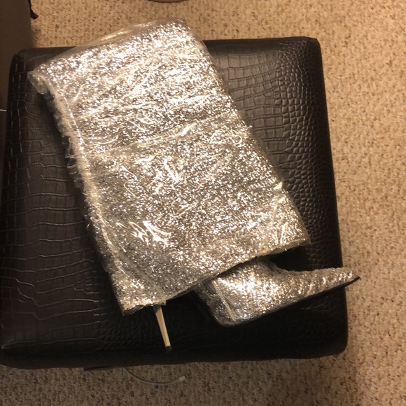 COPY - Jeffrey Campbell Garmona thigh high glitter boots - Picture 8 of 11